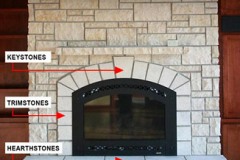 Hearth, Key and Trim (Natural Stone)