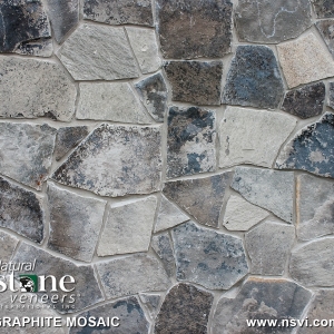 Graphite Mosaic  (Thin Veneer or Full Thickness)