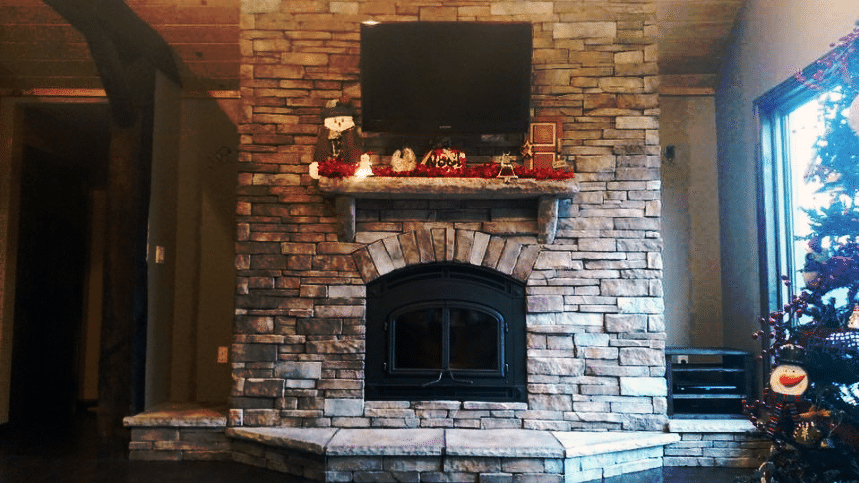 7 Popular Stone Veneer Fireplace Design Trends